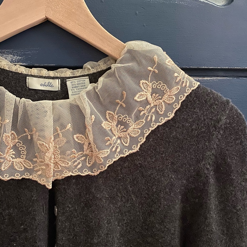 Anthro Cotton-blend Cardigan